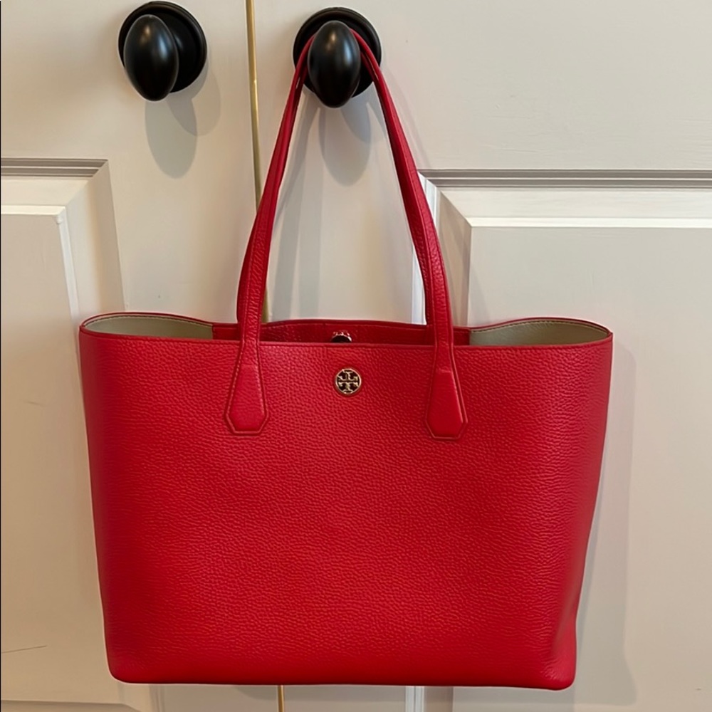 Tory Burch red tote bag